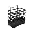 thumbnail image 1 of Taotanxi Utensil Holder, Stainless Steel Utensil Drying Rack with Drain Tray, Kitchen Counter Drainer Basket Silverware Cutlery Flatware Holder Forks, Knives, Spoons, Chopsticks Organizer (Bronze), 1 of 6