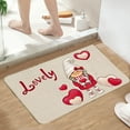 thumbnail image 1 of Taotanxi Valentines Day Door Mat Valentines Welcome Mats Outdoor For Front Door Valentine Gnomes Love Hearts Gifts Non Slip Doormat Indoor Entryway Floor Rug For Outsi, 1 of 8