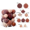 thumbnail image 1 of Taotanxi Velvet Christmas Ornaments Set, 35PCS Flocked Shatterproof Assorted Hanging Xmas Tree Ball Decorations, for Home Party Holiday Decor, Multicolor, 1 of 6