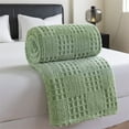 thumbnail image 1 of Taotanxi Waffle Weave Throw Blanket, Soft Lightweight Breathable Cozy Summer Throws for Couch Bed Sofa, Luxury Aesthetic Woven Blanket for Home Decor & Office, 60"x79", Green, 1 of 6
