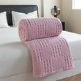 thumbnail image 1 of Taotanxi Waffle Weave Throw Blanket, Soft Lightweight Breathable Cozy Summer Throws for Couch Bed Sofa, Luxury Aesthetic Woven Blanket for Home Decor & Office, 60"x79", Pink, 1 of 6