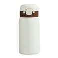 thumbnail image 1 of Taotanxi Water Bottles with Portable Lid，Hydro Insulated Thermal Flask for Hot or Cold Drinks 360ml Stainless Steel Metal Reusable Water Bottle for Ki-ds, Adults, White#0857, 1 of 6