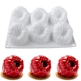 thumbnail image 1 of Taotanxi White Mini Fluted Cake Pan, 6-Cavity Fluted Tube Cake Pan, Non-stick Silicone Baking Mold for Cupcakes, Donuts, Muffins, Cornbread, Jellies, 1 of 6