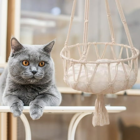 Taotanxi Window Mounted Cat Hammock Bed - Space Saving Cat Perch for Large Cats - Sturdy Cats Shelves with Suction Cups - Hanging Basket Cat Swing Seat