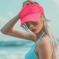 thumbnail image 1 of Taotanxi Women Visor Sun Hat Wide Brim Hat Adjustable Foldable Ponytail Beach Hat Summer UV Protection Outdoor Cap UPF 50+, 1 of 9