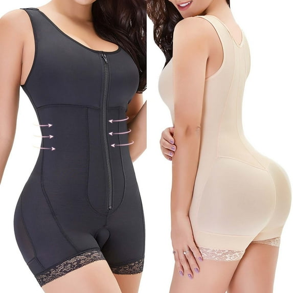 Wovilon Women's One-piece Front Zipper For Abdominal Tightening, Chest Lifting, Buttocks Lifting, And Body Shaping Underwear