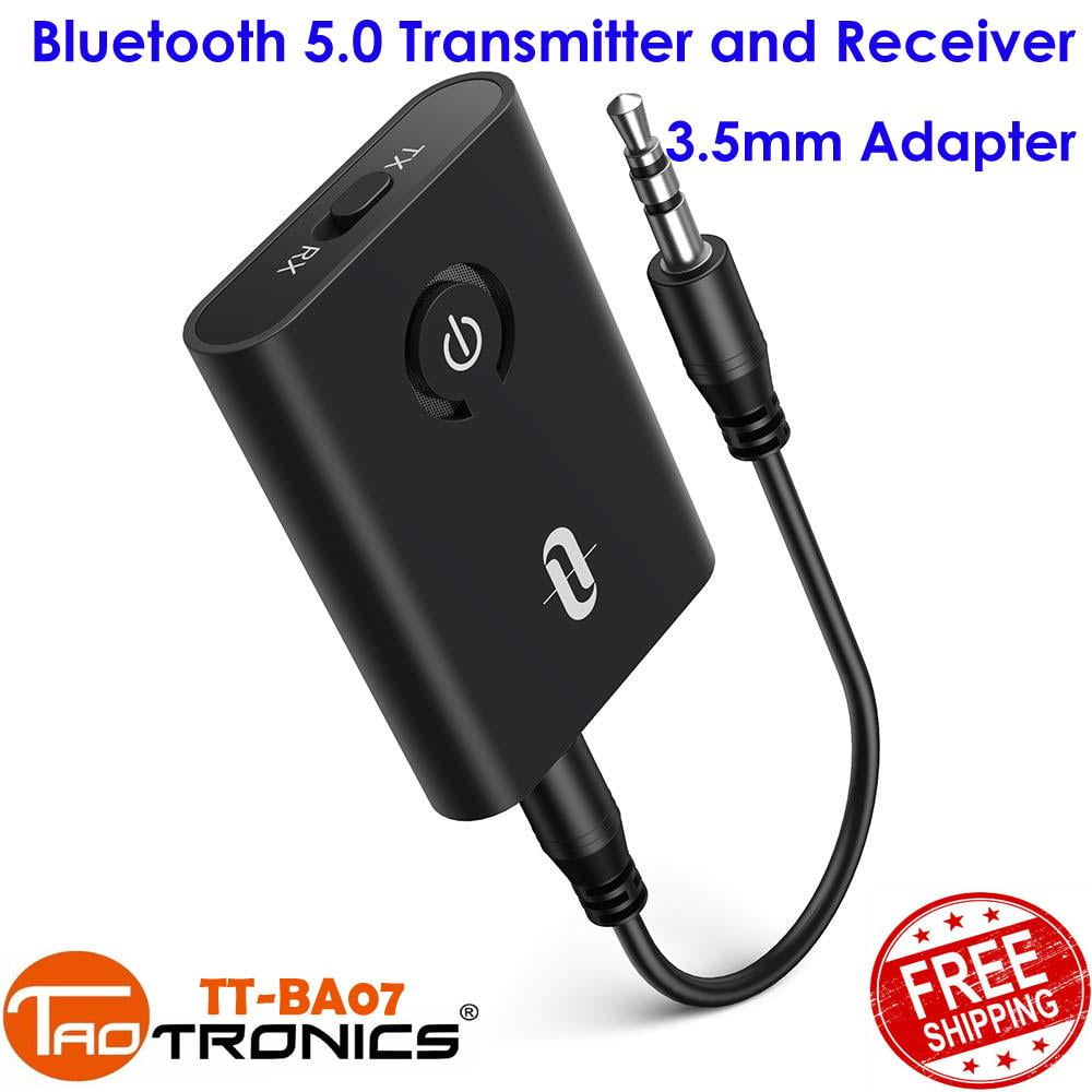 TaoTronics TT-BA014 Bluetooth 5.0 Transmitter Receiver Long Range Low  Latency 661094383662