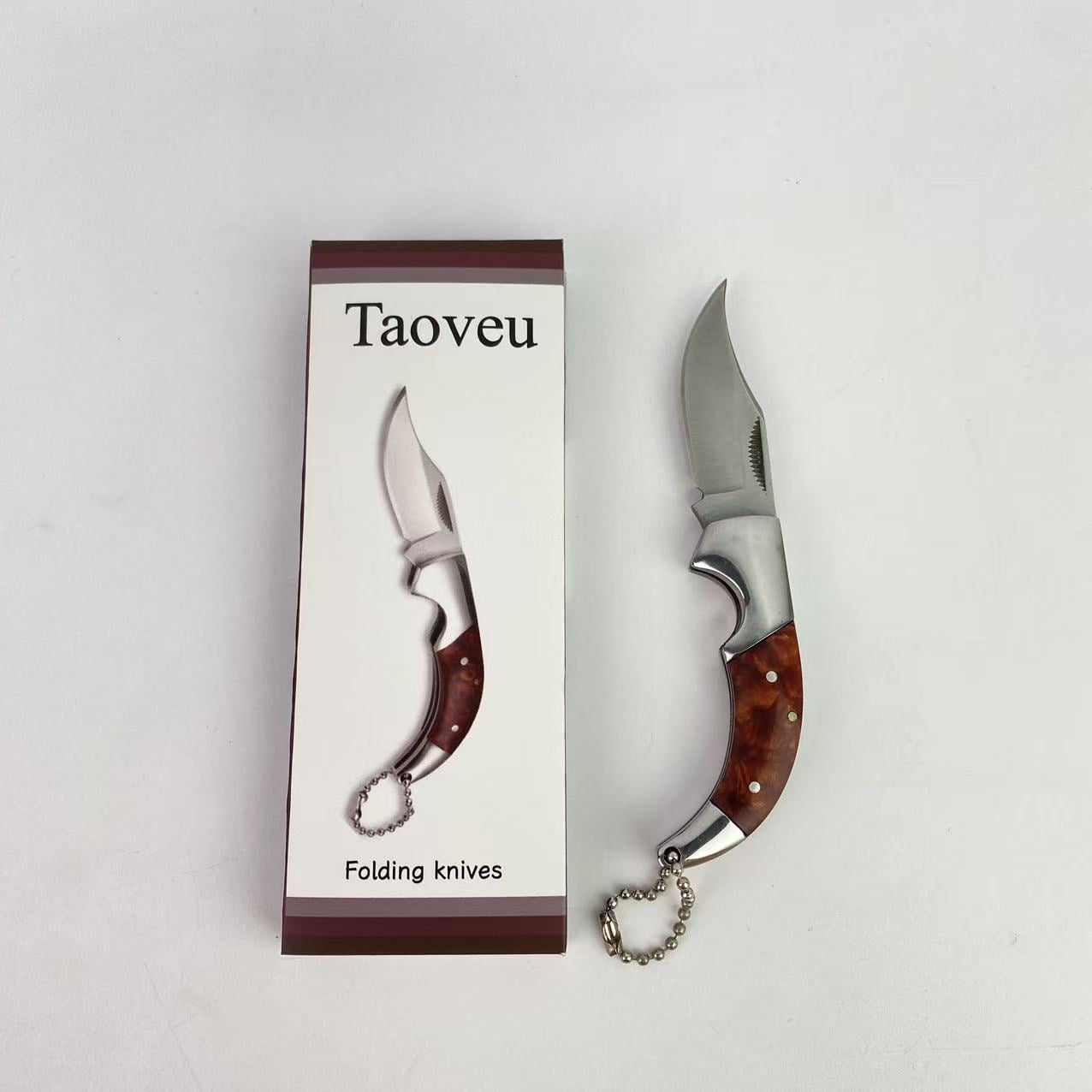 Taoveu Folding knives,Damascus Steel knife - Pocket Folding with Clip - Handmade Custom Pocket knife for Men – Cool Pocket Good For Camping Hunting Fishing Indoor & Outdoors Activities