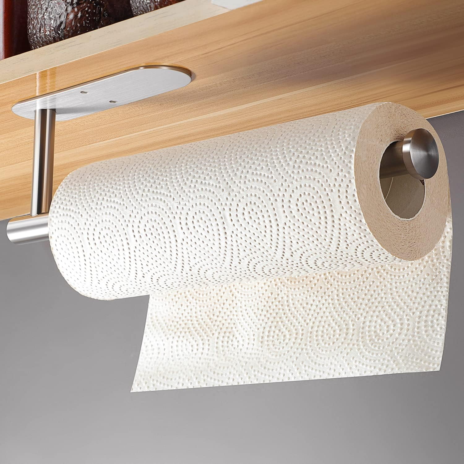 Taozun Self Adhesive Paper Towel Holder Under Paper Towel