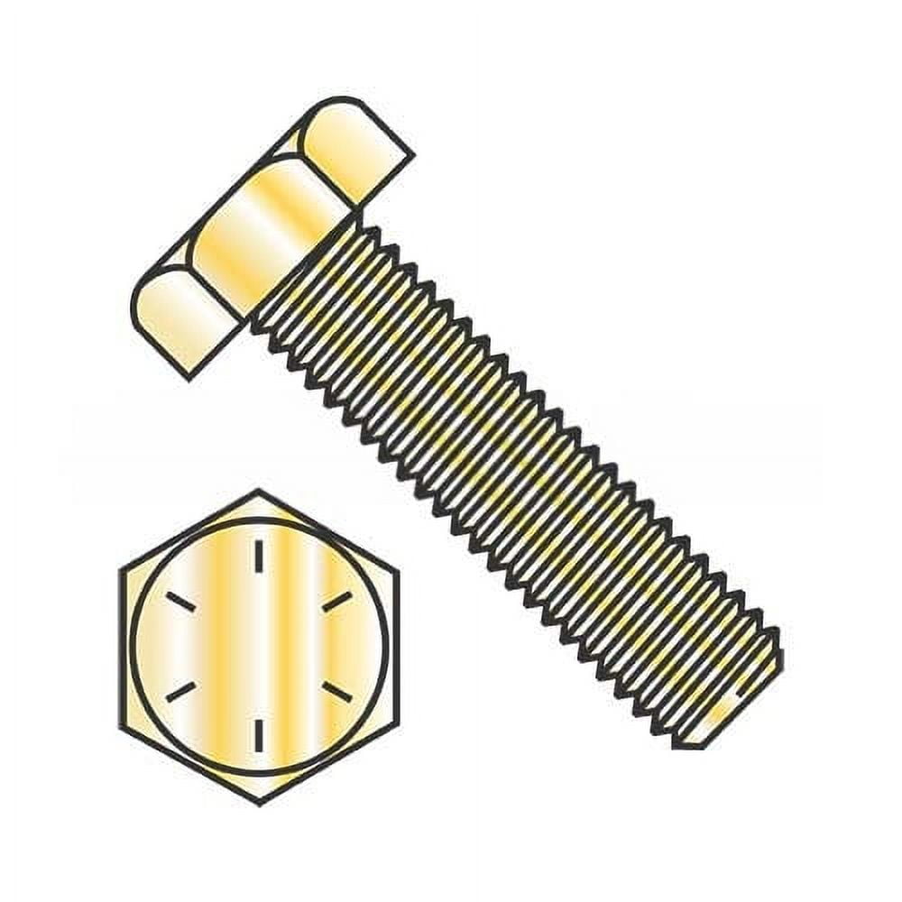 Tap Bolt Hex Head Yellow Zinc Grade 8 Steel 7 16 14 Thread 2 1 Tap Bolt Hex Head Yellow Zinc Grade 8 Steel 7 16 14 Thread 2 1
