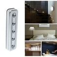 thumbnail image 1 of Tap Closet Lights, One Touch Light, Stick-on Anywhere 5-Led Touch Tap Light, Cordless Touch Sensor LED Night Light, Battery Operated Stair Safe Lights, (1 Pack), 1 of 8