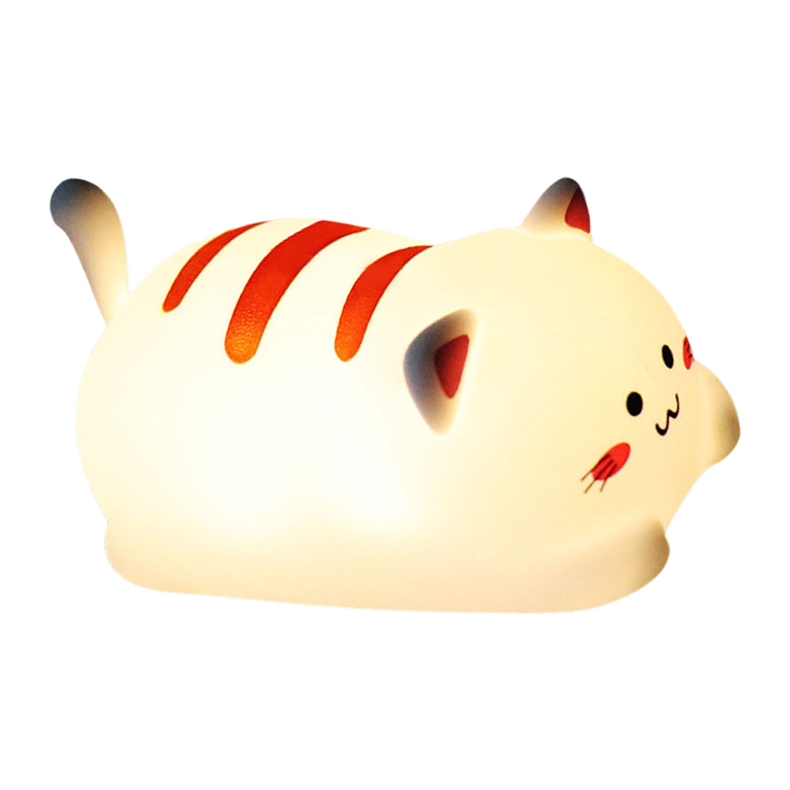 Tap Control Cats USB Night Lamp Energy Saving Colorful Light 1200mAh ...