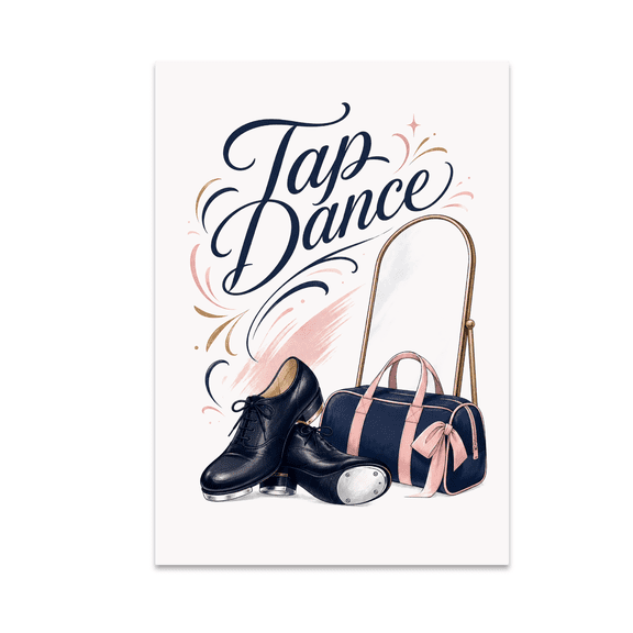 Tap Dance Wall Art - Tap Dance Enthusiast - 13x19 Poster Print