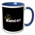 thumbnail image 1 of 3drose, Tap Dancer, 15oz Two-tone Blue Mug, 1 of 6