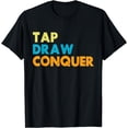thumbnail image 1 of Tap Draw Conquer Trading Card T-Shirt, 1 of 4