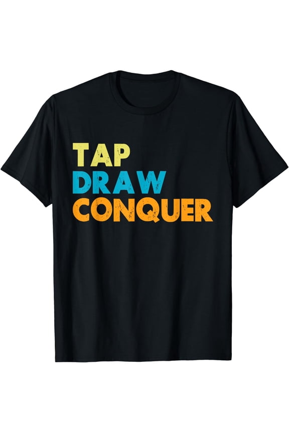 Tap Draw Conquer Trading Card T-Shirt