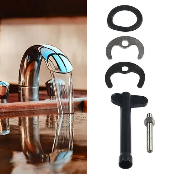 Tap Faucet Fixing Fitting Kit Bolt Washer Wrench Plate Set Kitchen Basin Tool