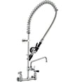 thumbnail image 1 of Tap Industries TPRF-812 Commercial NSF Wall-Mount Pre-Rinse Faucet for Restaurant Kitchens, with Spray Valve and Add-On Faucet with 12-Inch Swing Spout, 1 of 1