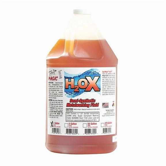 Tap Magic Coolant,1 gal.,Orange,9.3 pH Value,PK2 80128WS