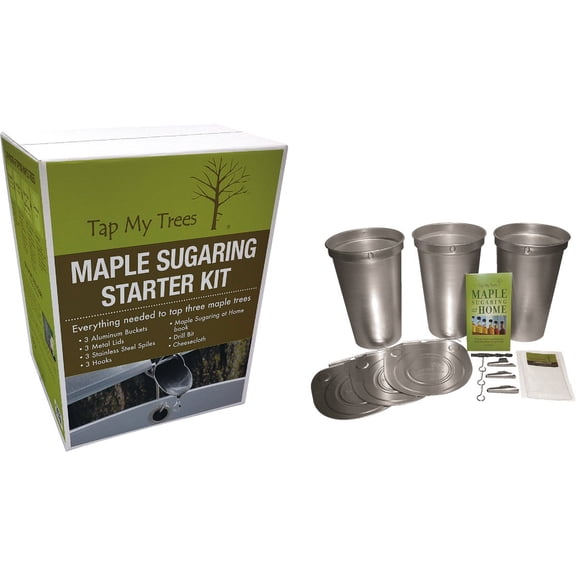 Universal Maple Sugaring 3 Tree Starter Kit - Maple Syrup Tap Kit - 3 Piece Set  Residential Use, Standard Application
