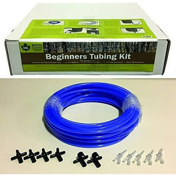 Tap My Trees Maple Syrup Beginner Tubing Kit - 5 Tap Kit