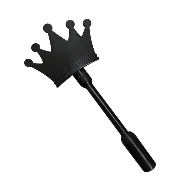 Tap to Pay Star 3D Printed Wand, Crown Magic Taps to Pays Wands, Wands Contactless Payment Card Holder, Digital Payment Star Wands for Easy Checkout, Fun Gift for Magic Lovers (Black)