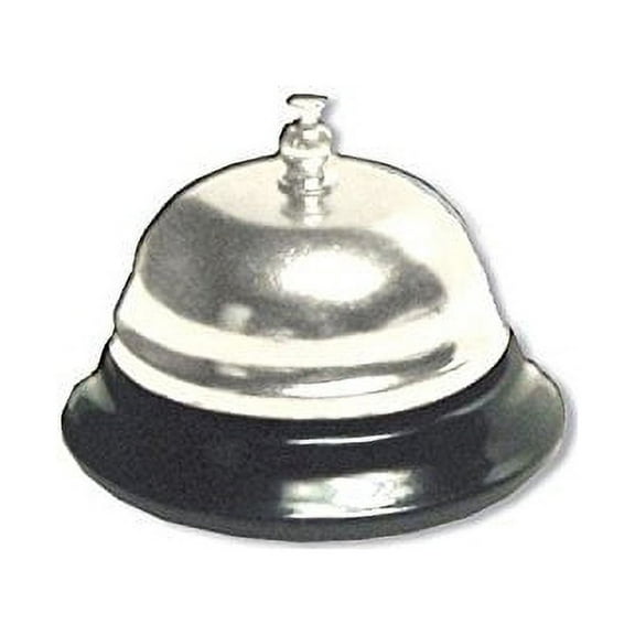 Tap Style Call Bell 3" Diameter - Nickle Base