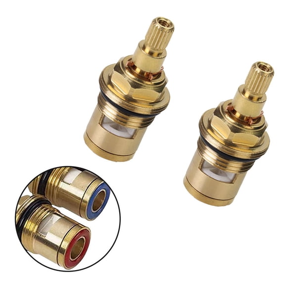 Tap Valve Cartridge Replacement Ceramic Disc Gland Quarter Turn 20 Teeth 1/2\"