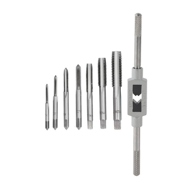 Tap Wrench Set, Standard Hand Screw Thread Taps For Home Use For