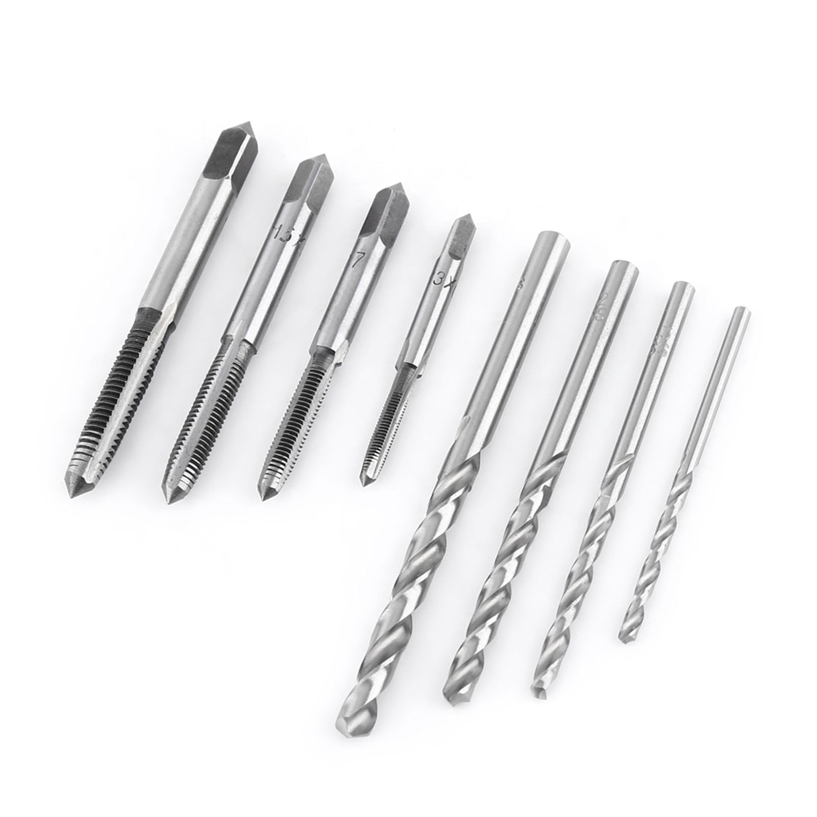 Tap Wrench, T‑shaped Wrench 9PCS/Set Set, Twist Drill Bits Threading ...
