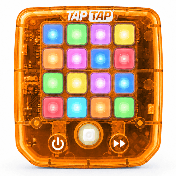 TapTap® Smart Fidget Toy - 5 Interactive Games - Light-Up, Kid-Friendly, Quiet, Travel Toy for Ages 5+ - Available in 4 Colors