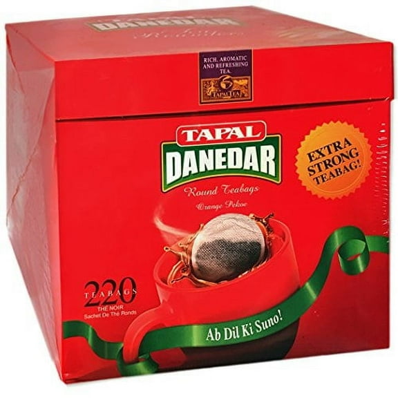 Tapal Danedar black tea 220 round bags