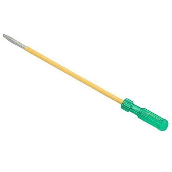 Taparia 903 I Two-in-One Screwdriver Steel Tool Green Yellow Reversible Flat DIY