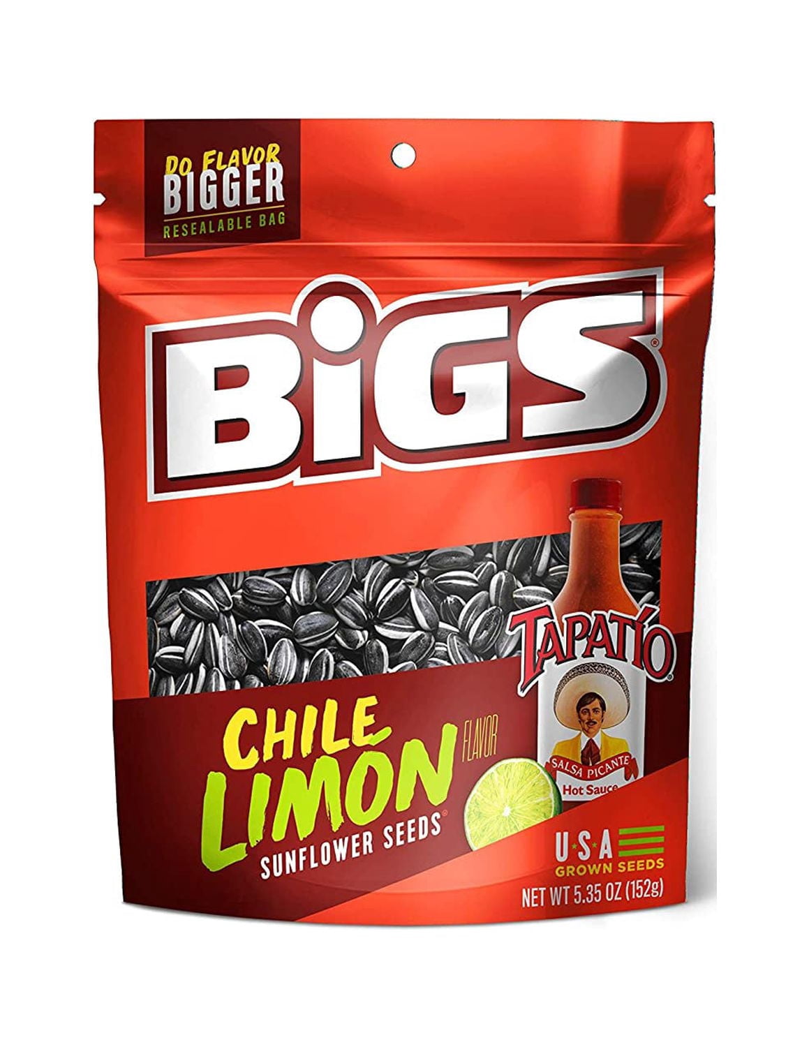 Tapat√≠o Chile Lim√≥n Sunflower Seeds, 5.35-Oz. Bag (Pack Of 12)