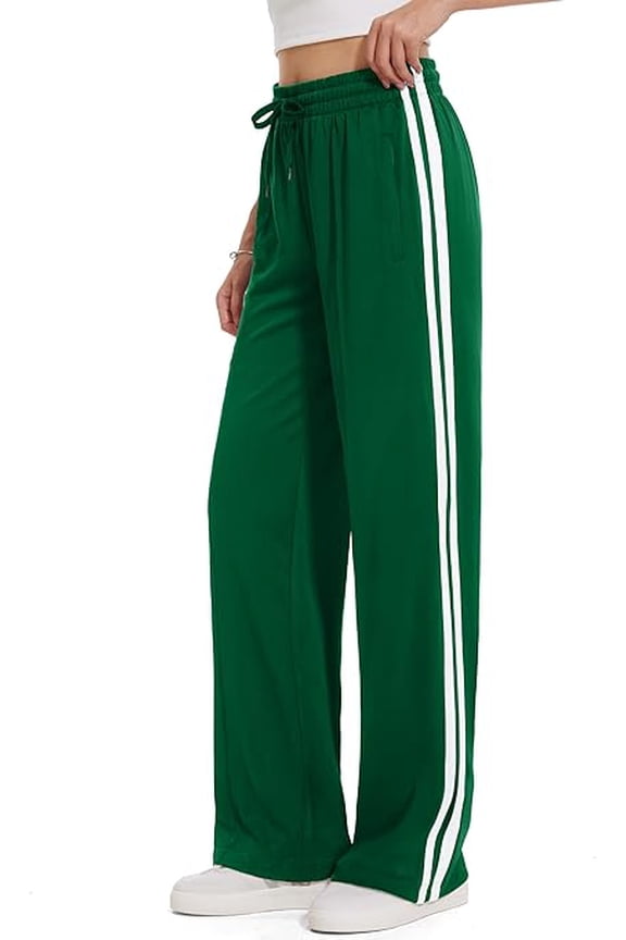 Women's 28/30/32/34 Inseam Track Pants Loose Straight Leg Jogging Sweatpants Warm-Up Sports Athletic Running