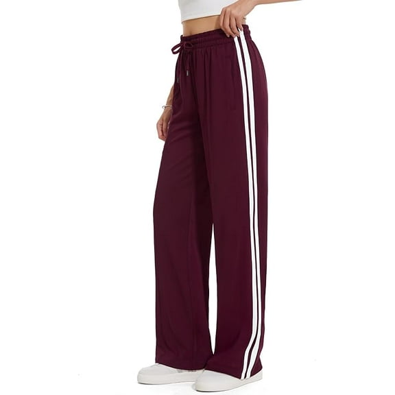 Tapata Women's 28/30/32/34 Inseam Track Pants Loose Straight Leg Jogging Sweatpants Warm-Up Sports Athletic Running