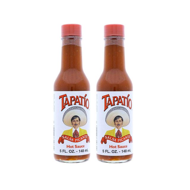 Tapatio Hot Sauce Original 5 oz Glass Bottles Salsa Picante (2
