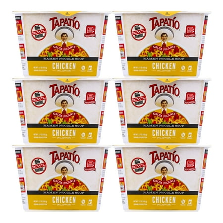 Tapatio Ramen Noodle Bowl, Chicken Flavor (3.7 oz., Pack of 6)