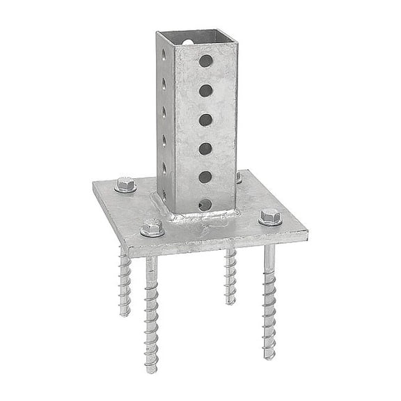 Tapco Anchor for Square Post,Steel 034-00140SM