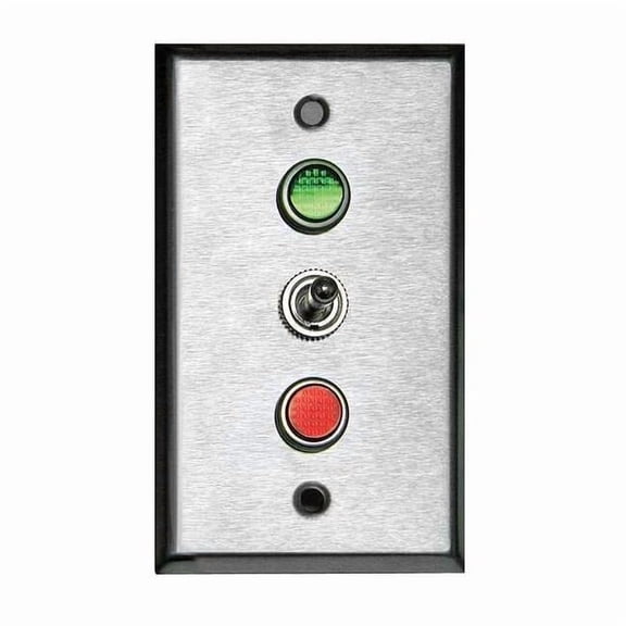 Tapco Lighted Toggle Switch,120V,Green/Red LED 113632