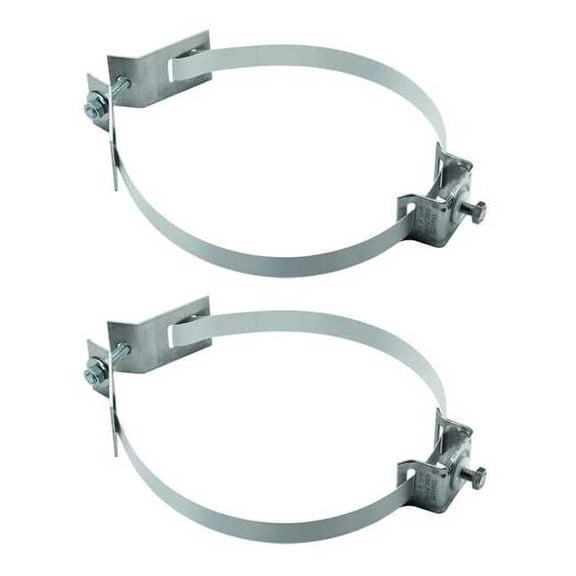 Tapco Sign Mounting Brackets,Silver,SS,PR 037-00011