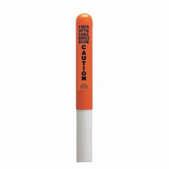 Tapco Utility Dome Marker,66inH,Orange/Blk/Wht 113779A