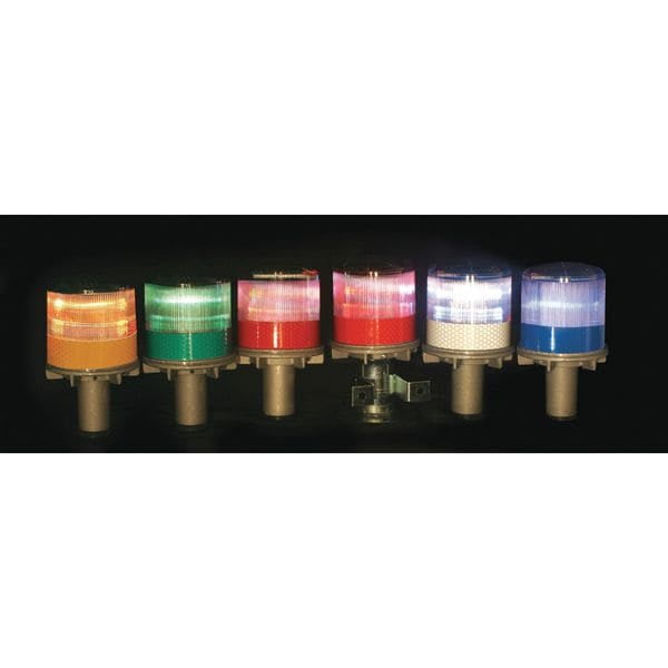 Tapco Warning Light, Amber, (4) LED, 1.2V, 60 FPM, 3 3/4 in Dia. 3337 ...