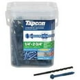 thumbnail image 1 of Tapcon 1/4 in. D X 2-3/4 in. L Steel Hex Head Concrete Screw Anchor 150 pk, 1 of 2