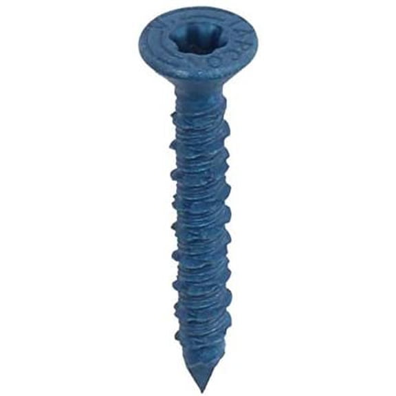 Tapcon 28175 1/4x1-3/4 Blue Star Drive Bugle Head Concrete Anchors 8/Box