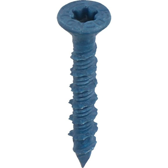 ITW Tapcon 3/16 in. Dia. x 1-1/4 in. L Steel Flat Head Concrete Screw Anchor 75 per box - Total Qty: 1; Each Pack Qty: 75; Total Items Rec: 75