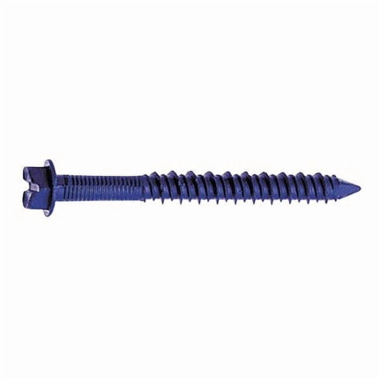 Tapcon Concrete Anchor Screw,Hex,1/4 in,PK100 3161407