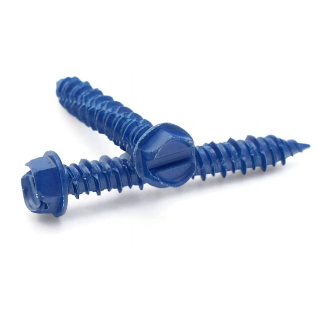Tapcon Concrete Screws Slotted Hex Washer Head Concrete Screws to