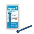thumbnail image 1 of Tapcon Plus 5038074 0.5 x 3 in. Blue Hex Drive Hex Washer Head Concrete Screws, Pack of 10 - Case of 4, 1 of 5