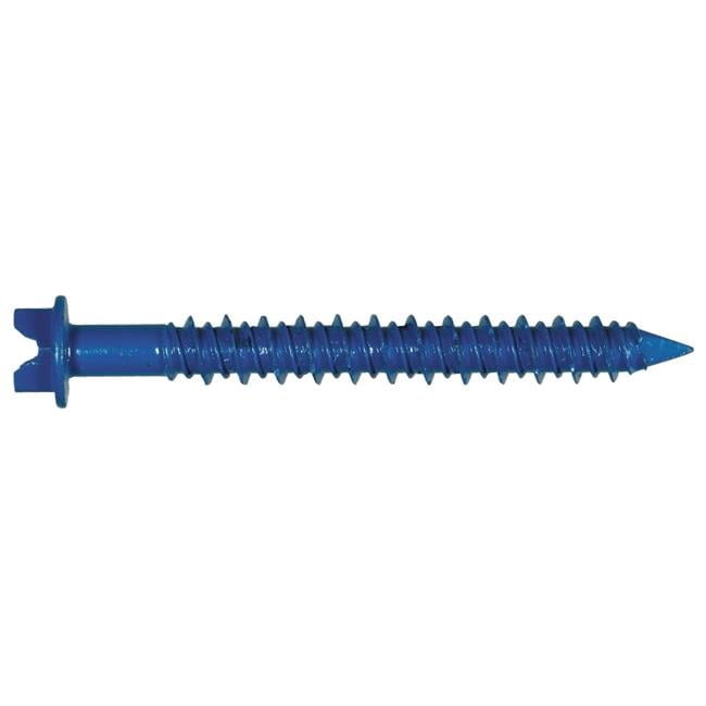 Tapcon Screw Slot, 0.25 x 4 in. - 100 Count